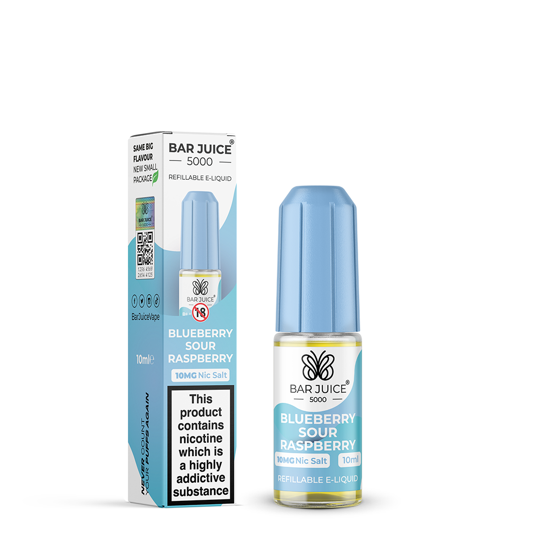 Bar Juice 5000 Blueberry Sour Raspberry Nic Salt E-Liquid – 10ml